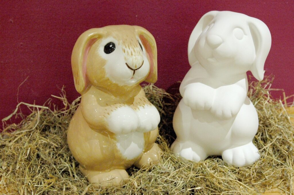 Easter Bunny Box Paint Your Own Ceramic Keepsake 