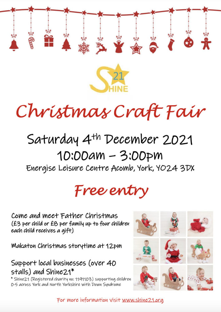 Shine 21 Christmas Craft Fair 2021 poster