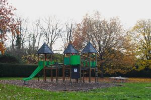 Homestead Park York Slide in childrens playarea